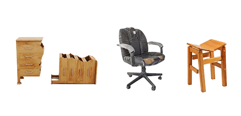 Damaged furniture we cannot buy