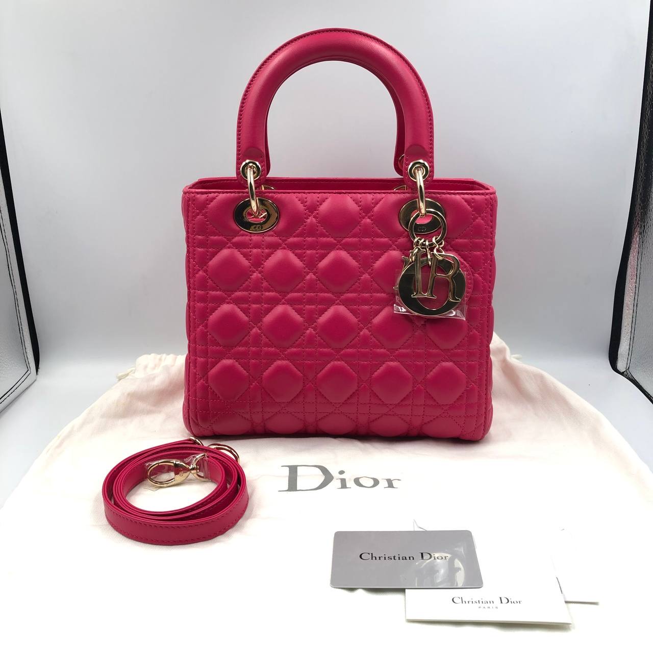 Dior Bag Lady Medium Pink