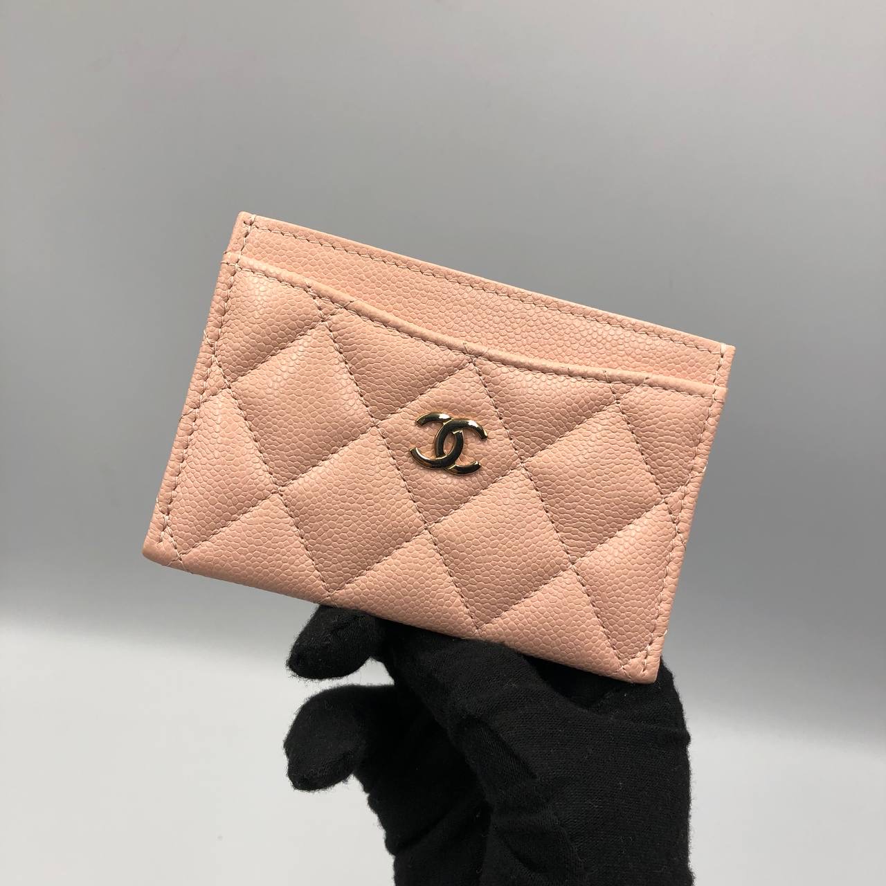 Chanel Accessory Card Holder Pink