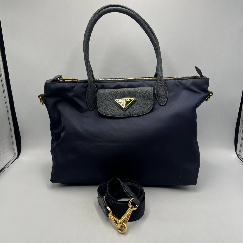 PRADA Saffiano Nylons Tote 2way