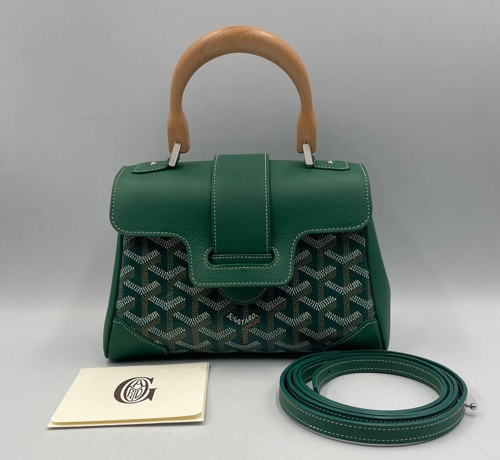 GOYARD BAG SAIGON MINI 2WAY GREEN