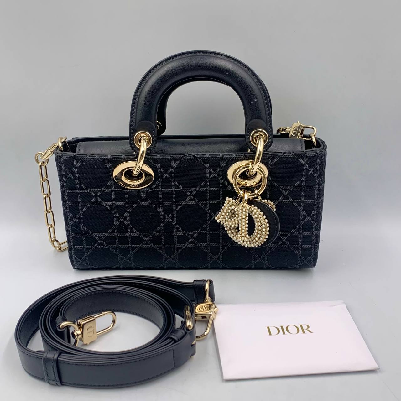 DIOR BAG LADY D-JOY SMALL W/CARD