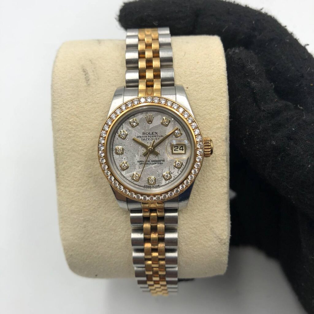 ROLEX DATEJUST OYSTERSTEEL WATCH 179383G