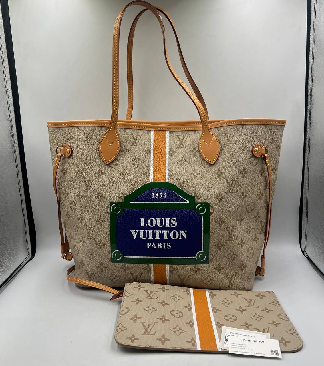 LOUIS VUITTON BAG MONOGRAM NEVERFULL MM M23501 TOTE RFID