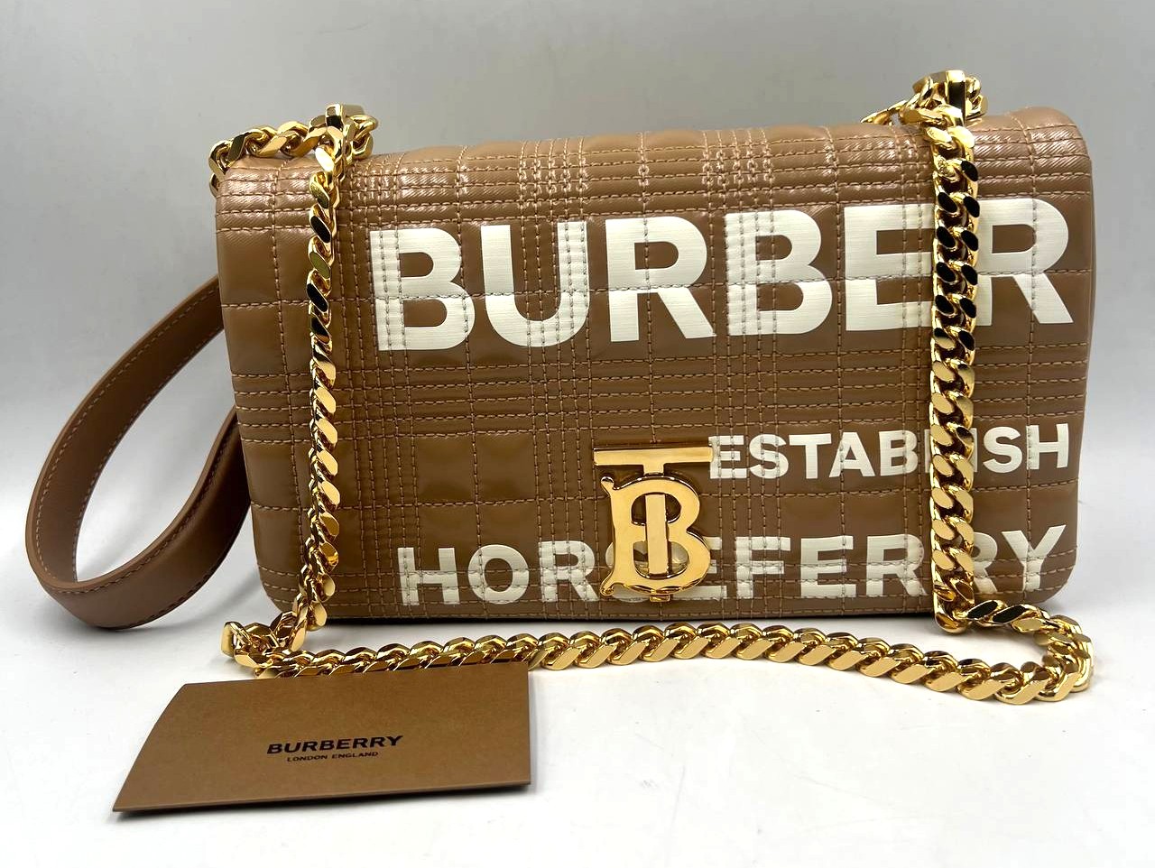 BURBERRY BAG TB LOLA PATENT CHAIN 23CM