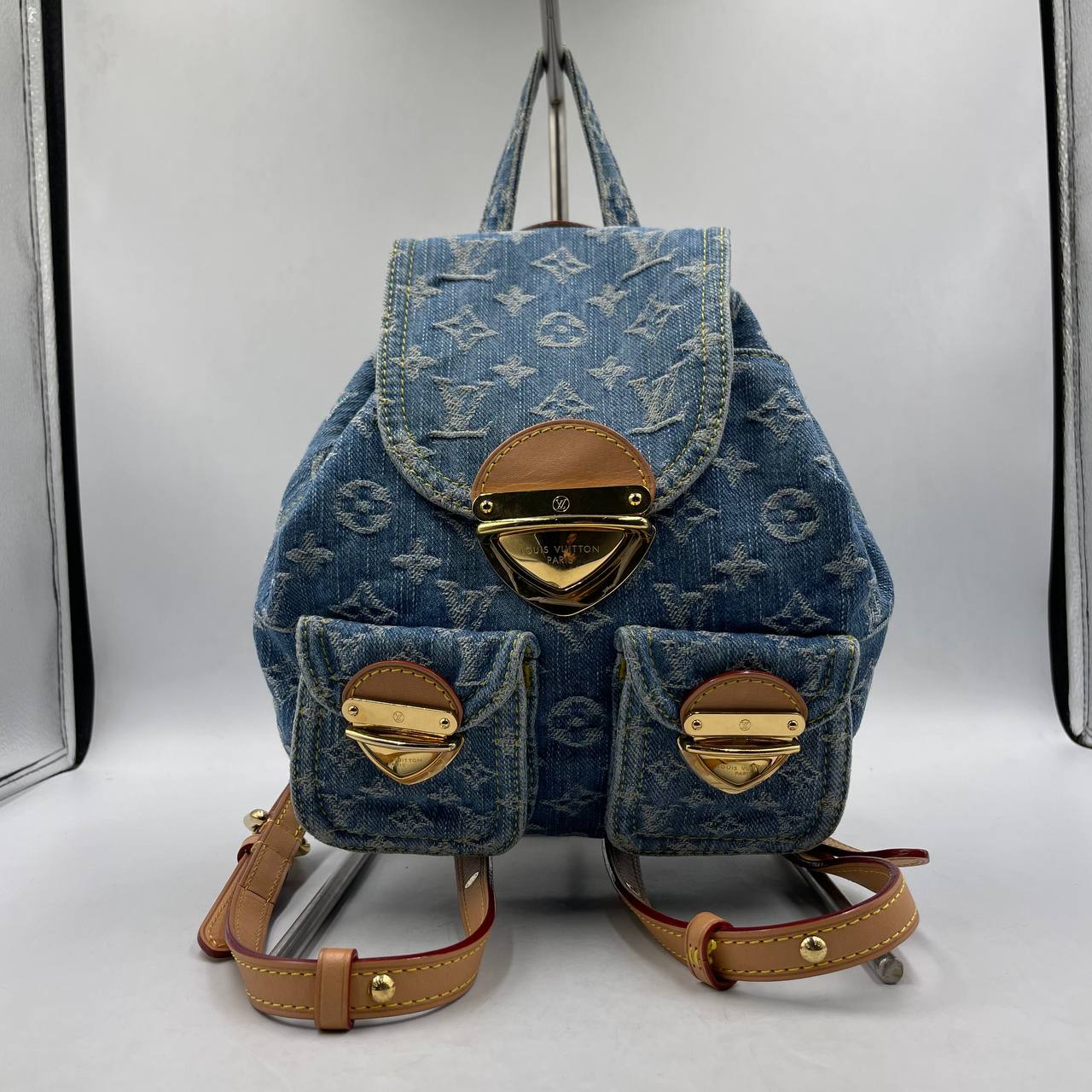 LOUIS VUITTON BAG DENIM M46836 VENICE BACKPACK RFID