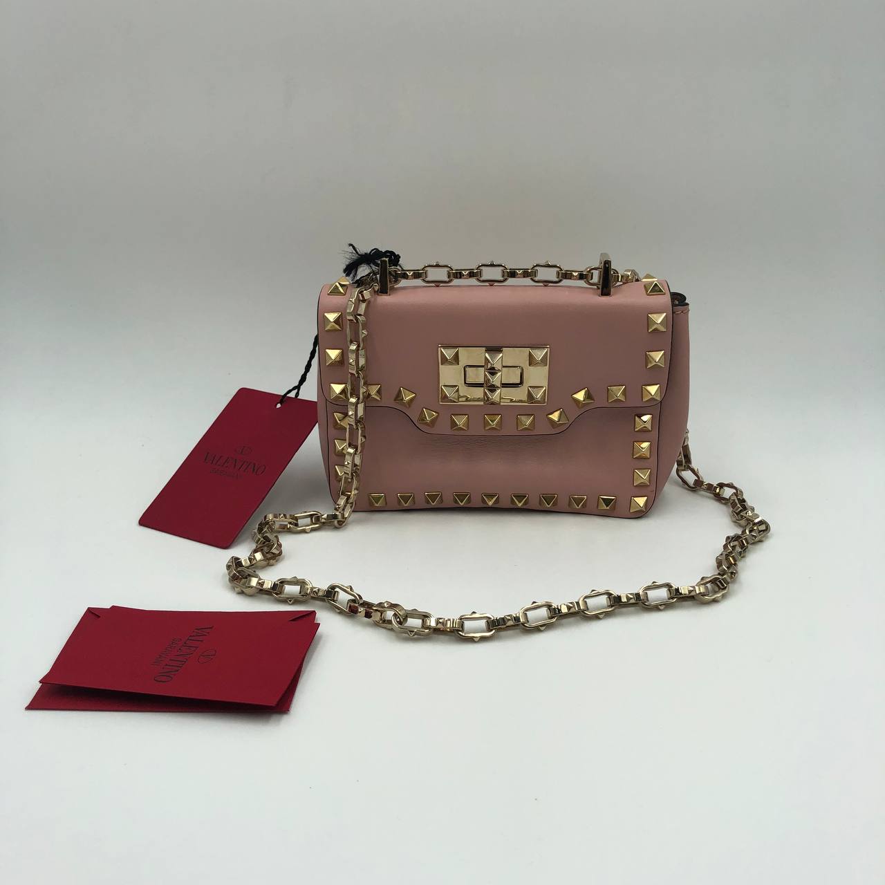 Valentino Bag Roman Stud Chain Shoulder
